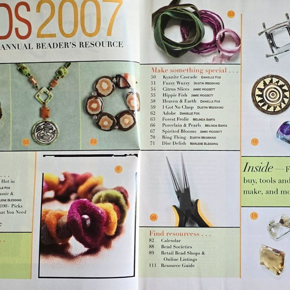 Beadwork Magazine Beads 2007 The Ultimate Beader's Resource - Picture 2 of 10